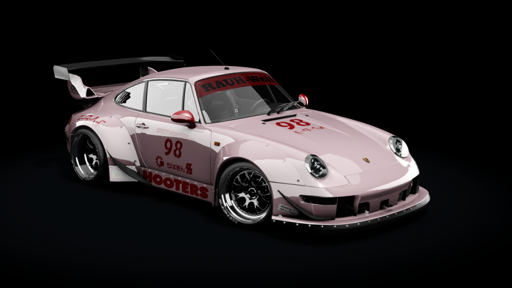 Porsche 911 993 RWB Formula Drift, skin 2_98_Hooters