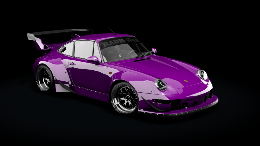 Porsche 911 993 RWB Formula Drift, skin 7_Dragon_Violet