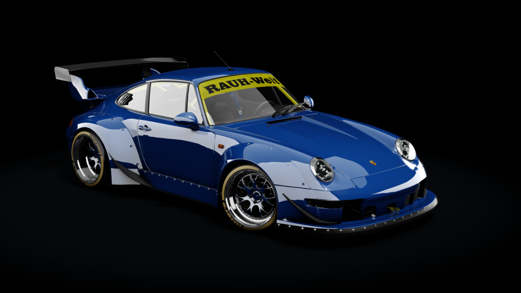 Porsche 911 993 RWB Formula Drift, skin Blue