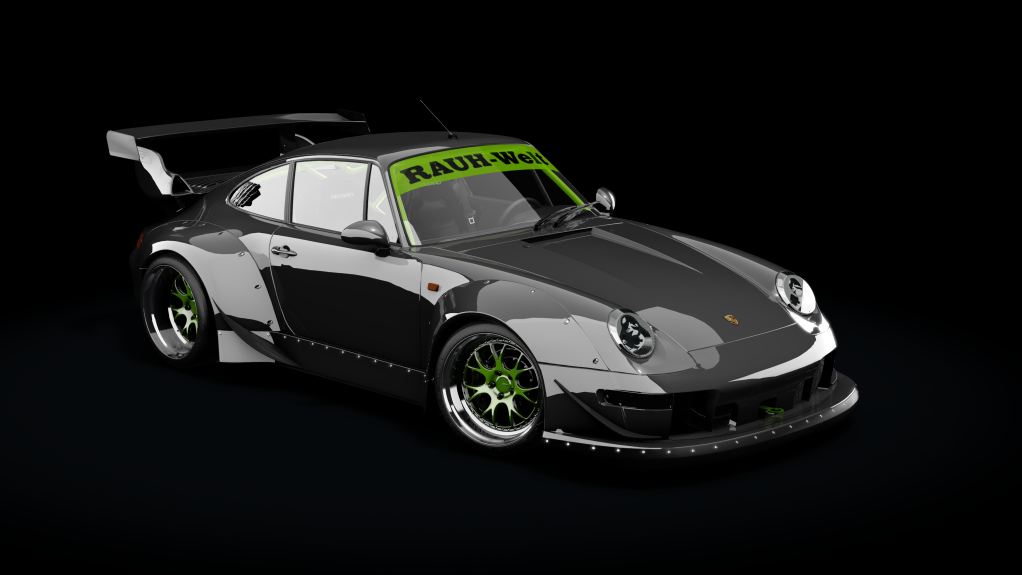 Porsche 911 993 RWB Formula Drift, skin Grey