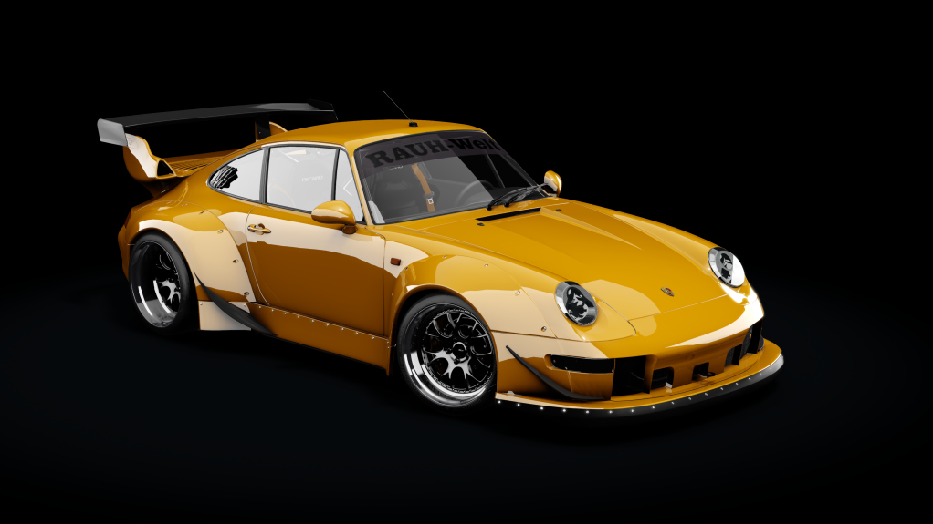 Porsche 911 993 RWB Formula Drift, skin Orange