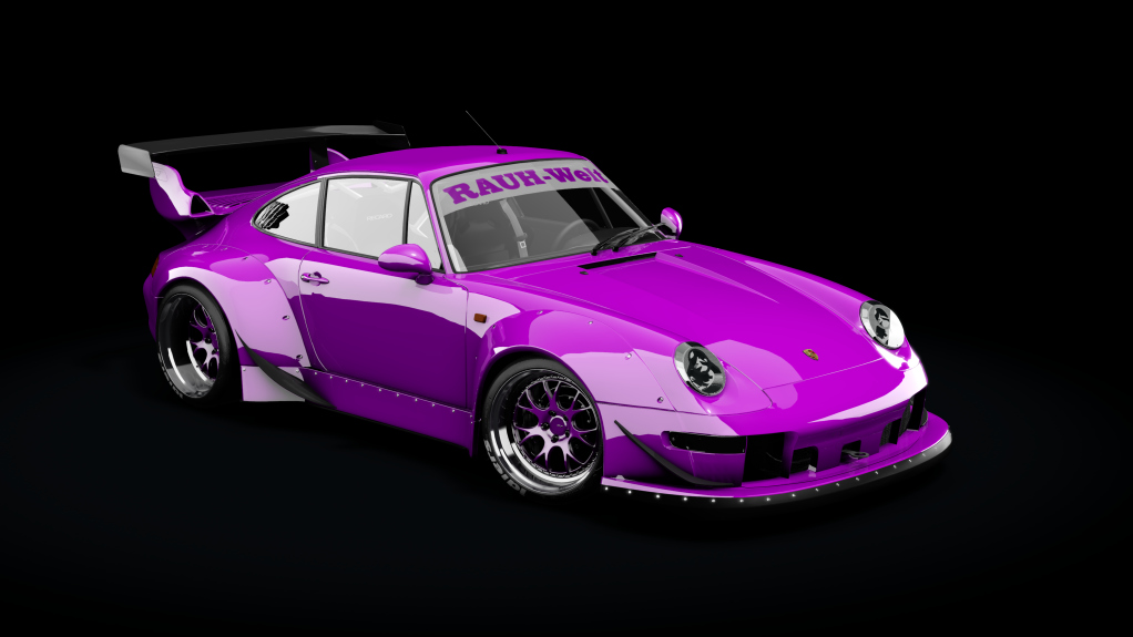 Porsche 911 993 RWB Formula Drift, skin Pink