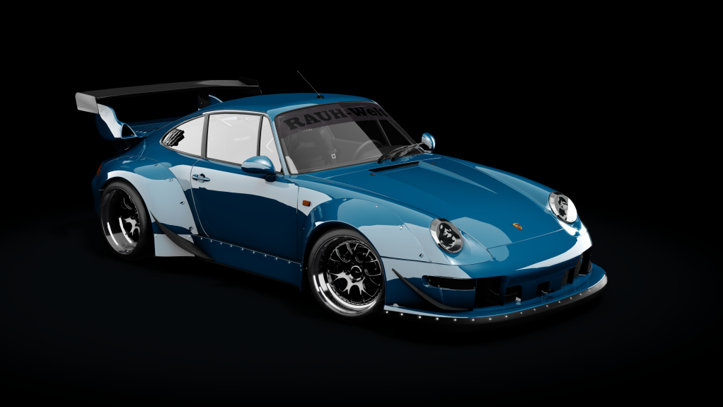 Porsche 911 993 RWB Formula Drift, skin Prussian_Blue