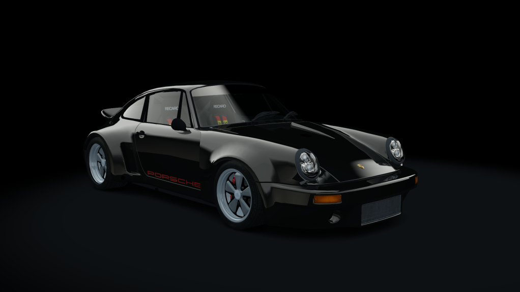 Porsche 911 Singer, skin black