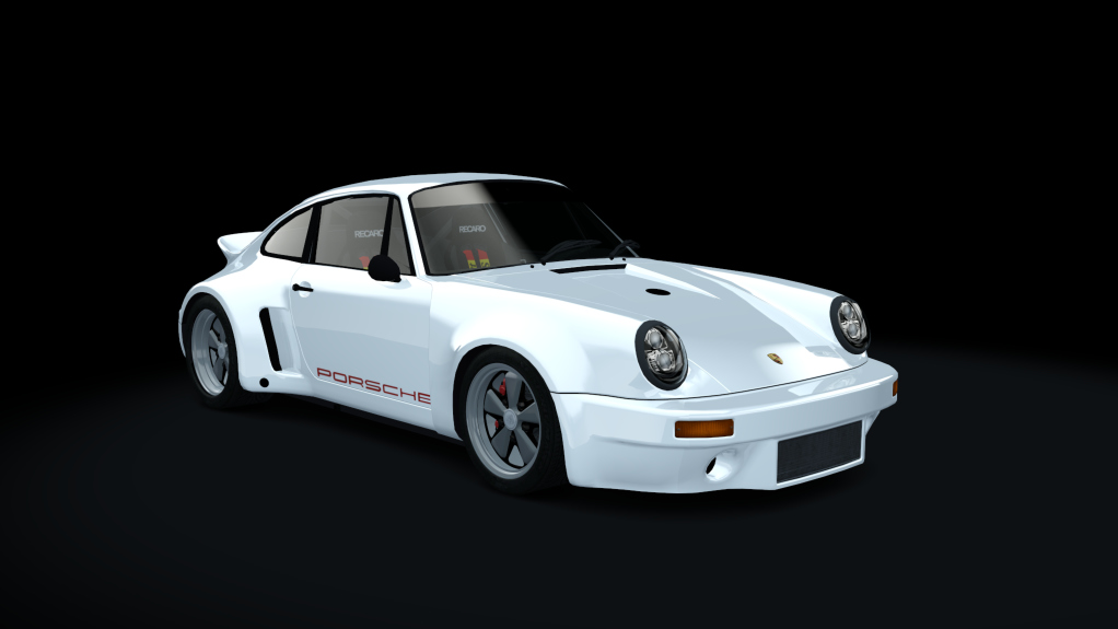 Porsche 911 Singer, skin white