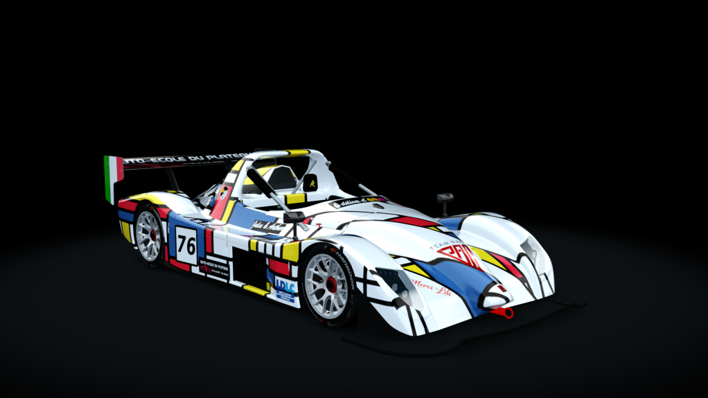 Radical SR3 LHD, skin Team_PAC_CASAVW