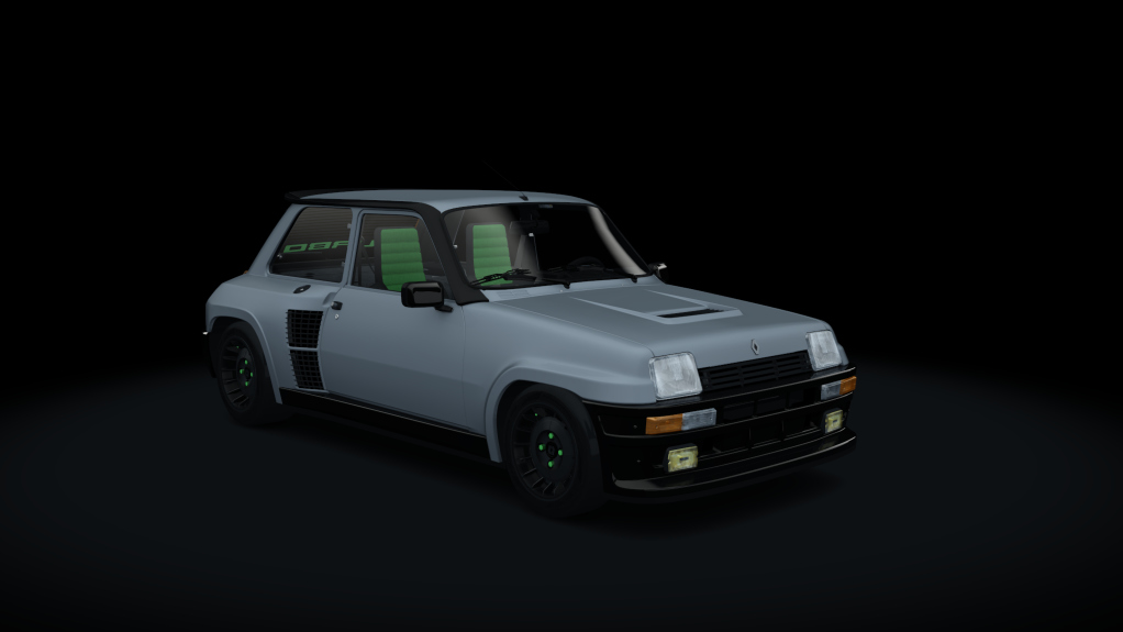 Renault 5 Turbo R (1981), skin 2_kunos_brosse_argent