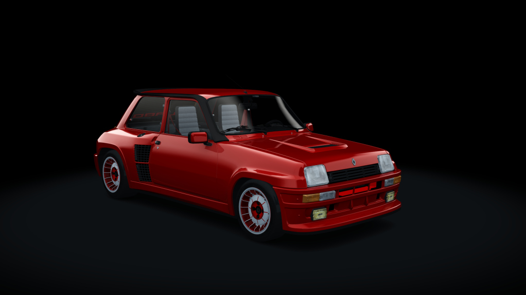 Renault 5 Turbo R (1981), skin 6_danb_rouge