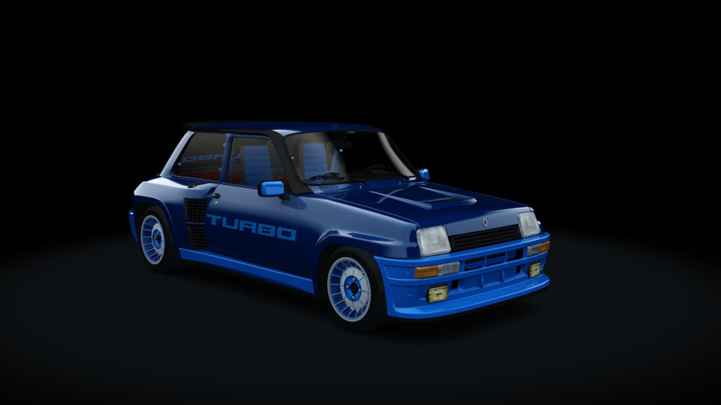 Renault 5 Turbo R (1981), skin 8_bleu_olympe