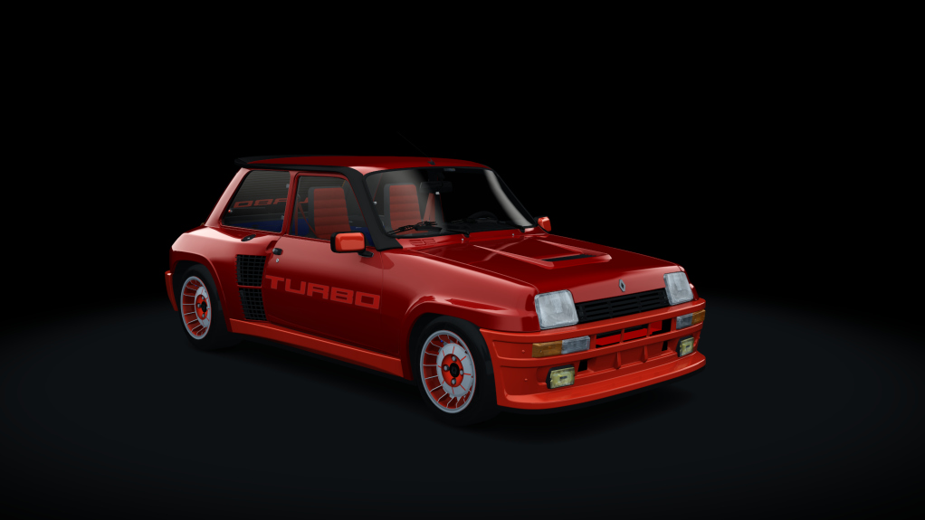 Renault 5 Turbo R (1981), skin 8_rouge_grenade