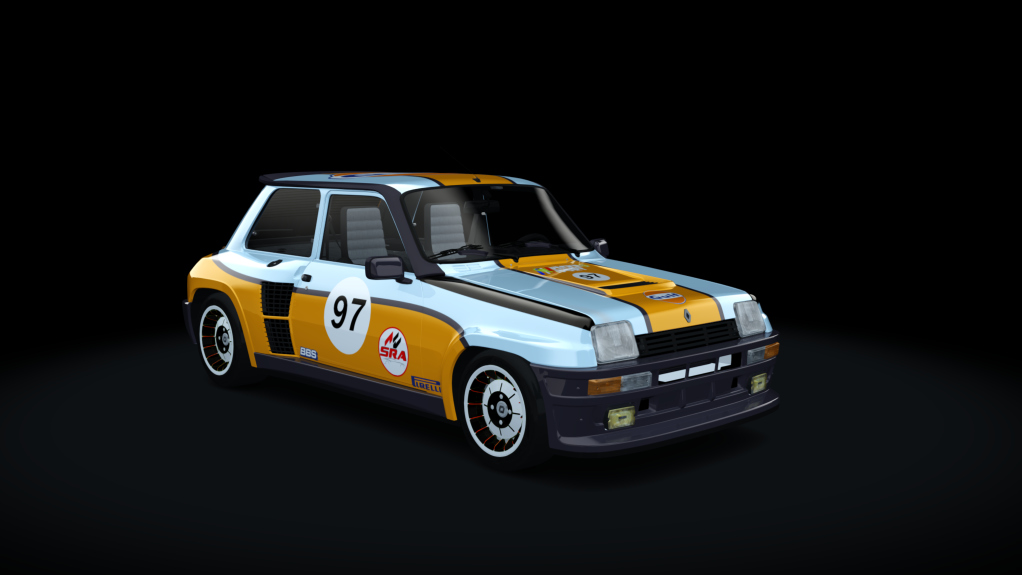 Renault 5 Turbo R (1981), skin SRA_Gull