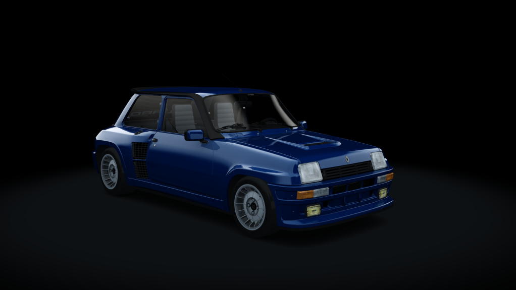 Renault 5 Turbo R (1981), skin bleu_fonce_metallique