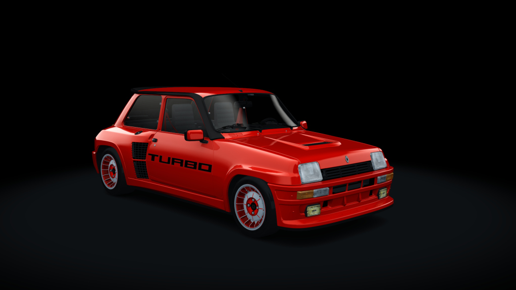 Renault 5 Turbo R (1981), skin rouge_turbo