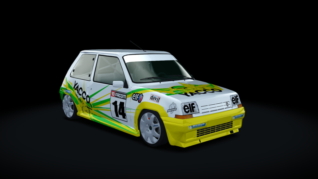 Renault 5 GT Turbo Cup 1985, skin 24