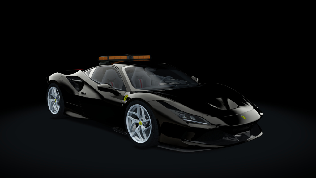 Ferrari F8 Tributo Safety car, skin safety - Copie