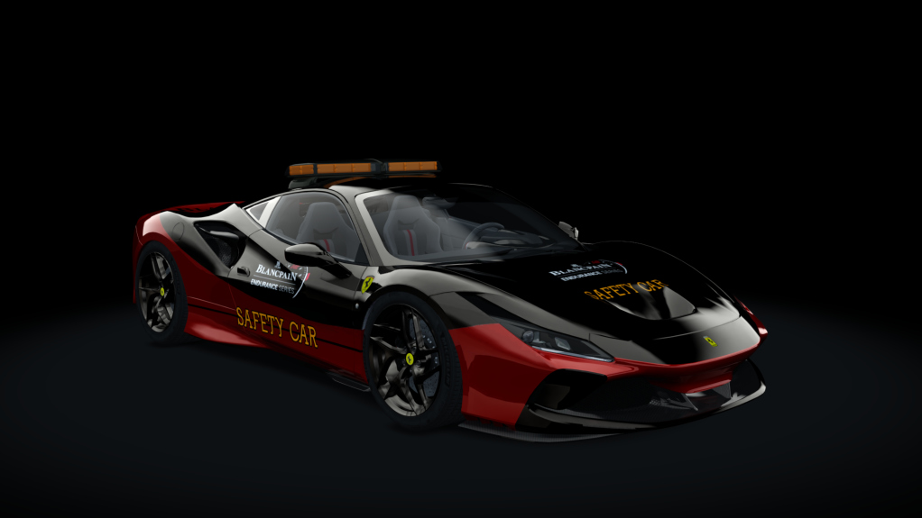 Ferrari F8 Tributo Safety car, skin safety