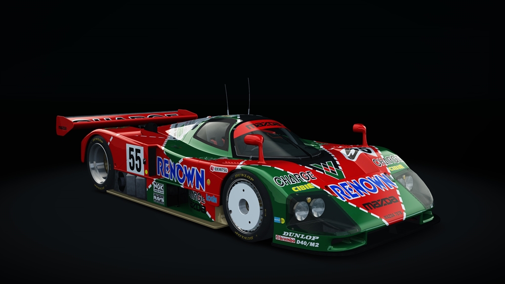 C1 Mazda 787B, skin 01_renown_lm_55