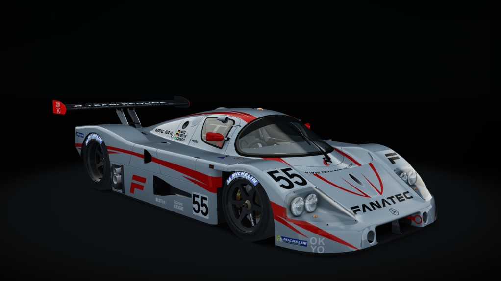 Mercedes-Benz C9 BOP, skin 09_team_redline_white