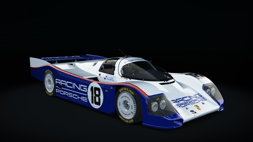 C1 Porsche 962C Long Tail, skin 01_racing_18_87