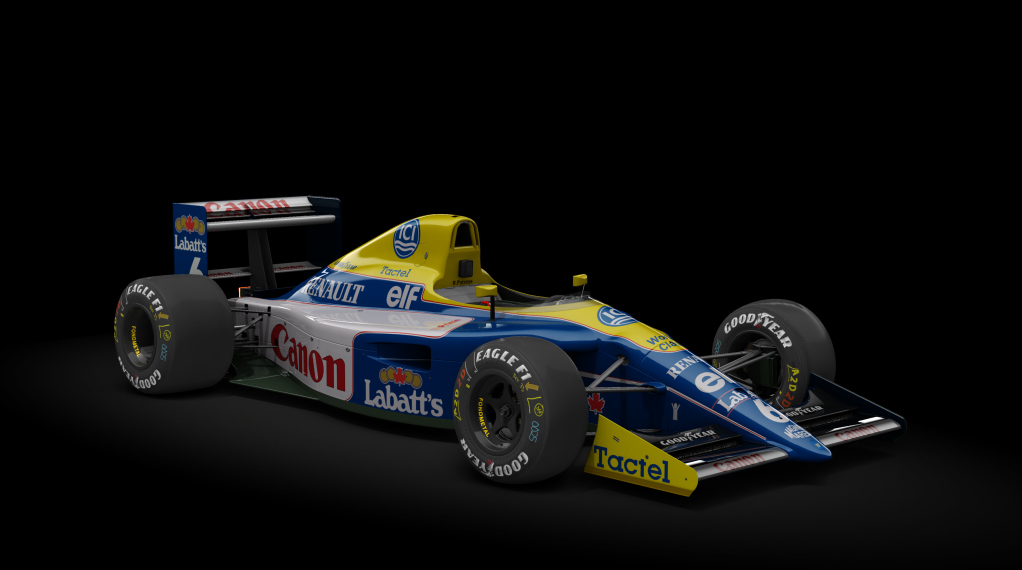 Formula RSS 1990 V12, skin 06_Williams_FW13B