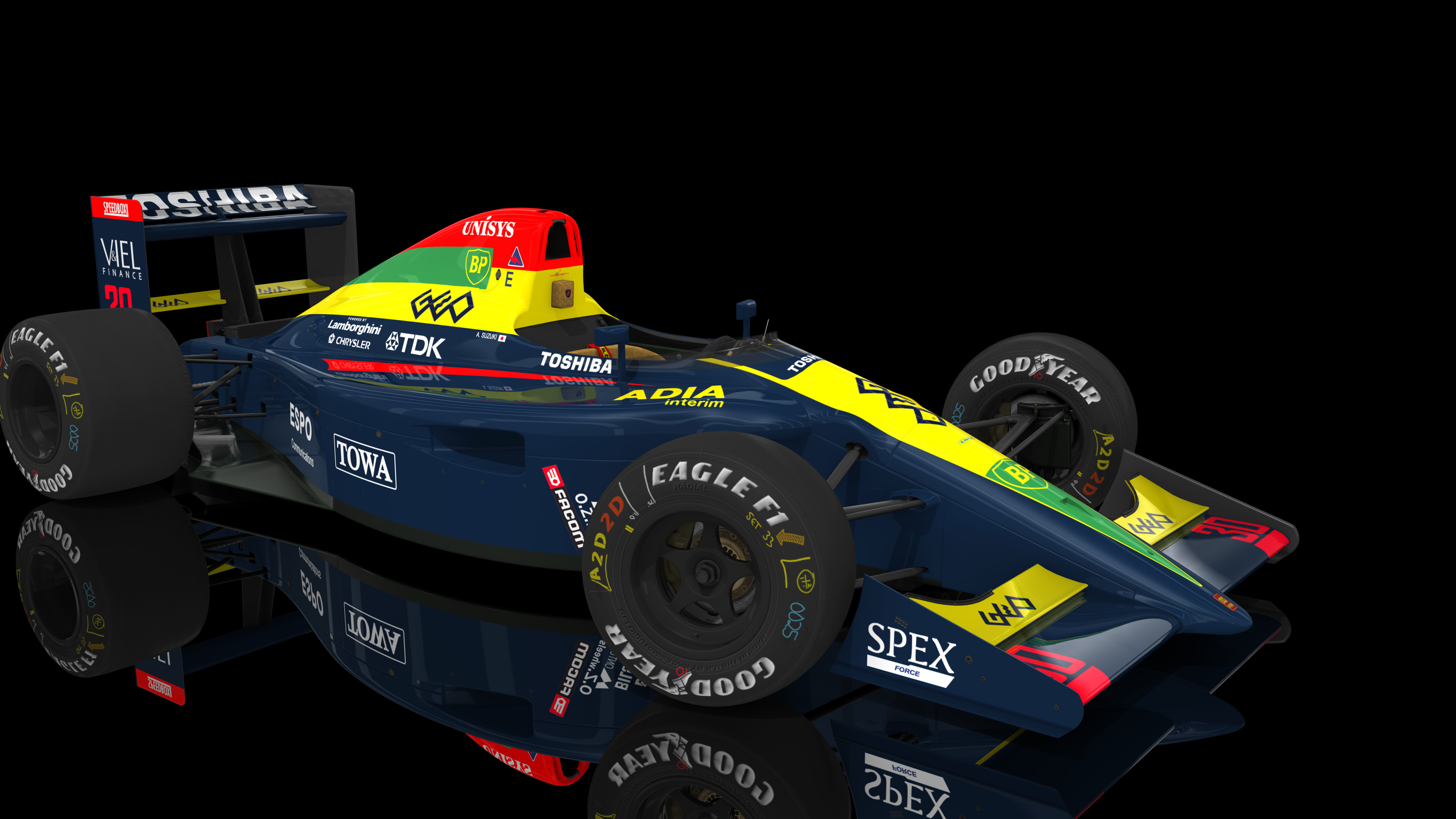 Formula RSS 1990 V12, skin 30_Larrousse_LC90