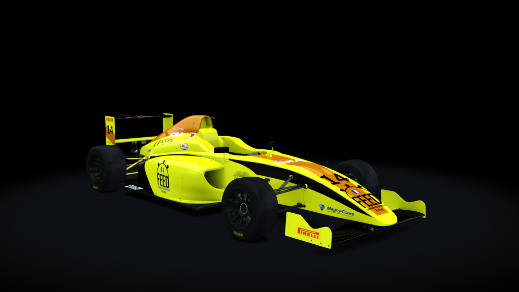 Formule 4, skin 14_jaune_orange_sra