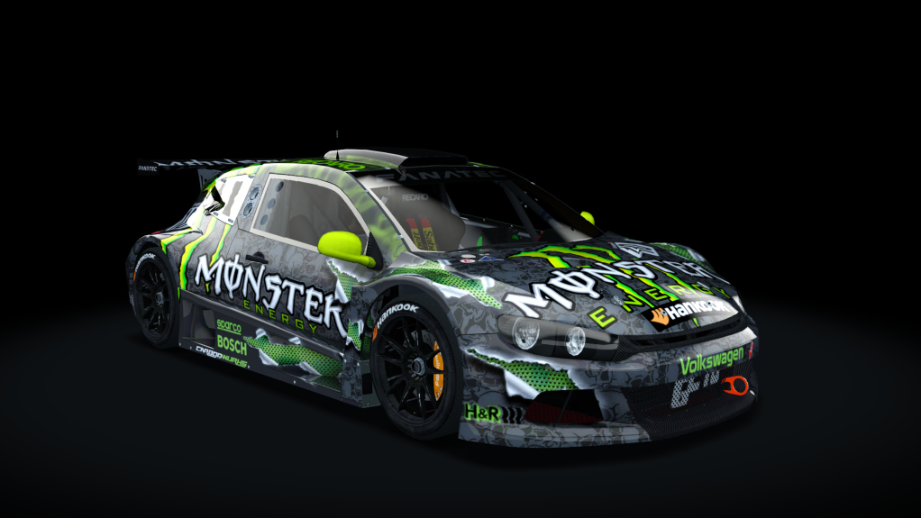 Volkswagen Scirocco Silhouette Vortex GC10, skin 10 Monster