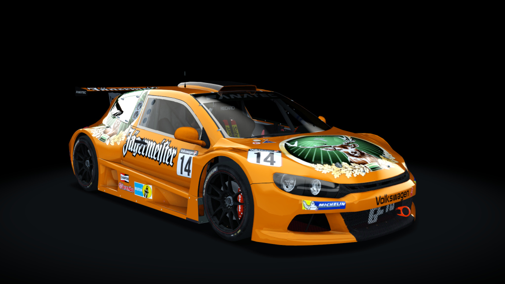 Volkswagen Scirocco Silhouette Vortex GC10, skin 14 Jagermeister