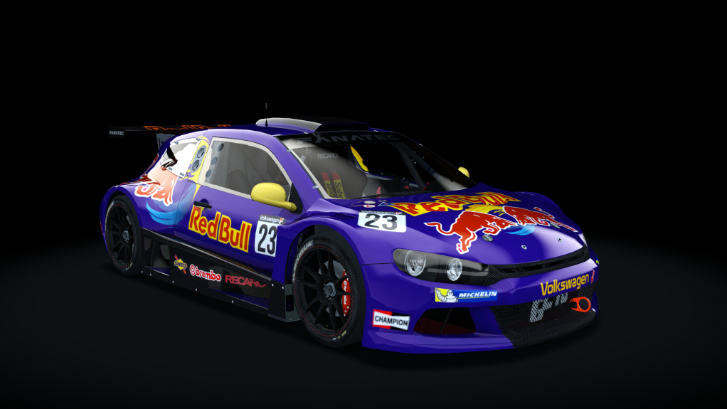 Volkswagen Scirocco Silhouette Vortex GC10, skin 23 Red bull