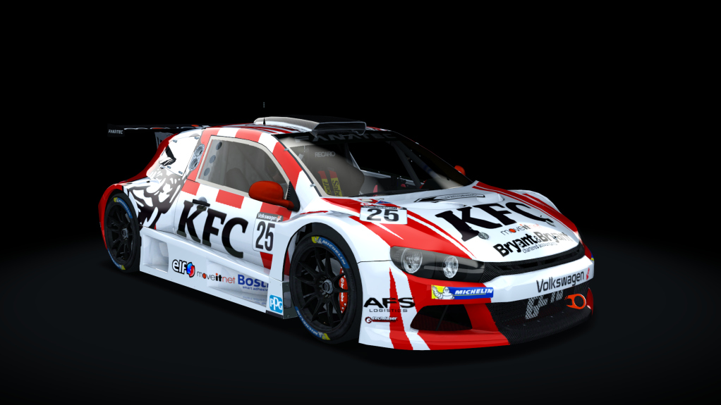 Volkswagen Scirocco Silhouette Vortex GC10, skin 25 KFC