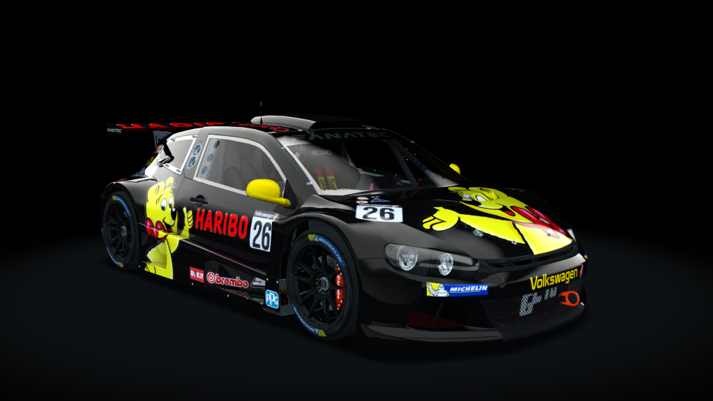 Volkswagen Scirocco Silhouette Vortex GC10, skin 26 Haribo