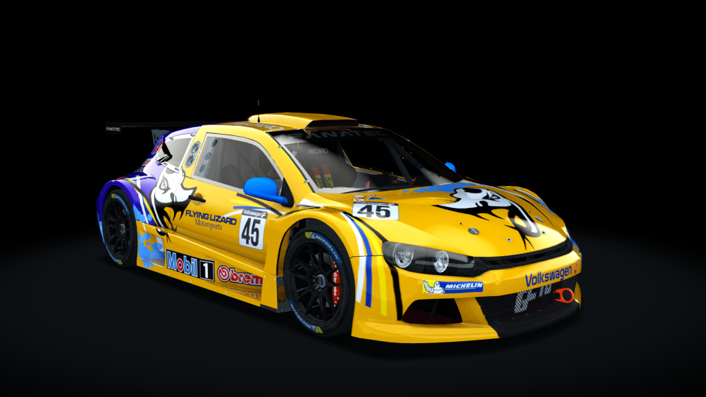 Volkswagen Scirocco Silhouette Vortex GC10, skin 45 Flying Lizard