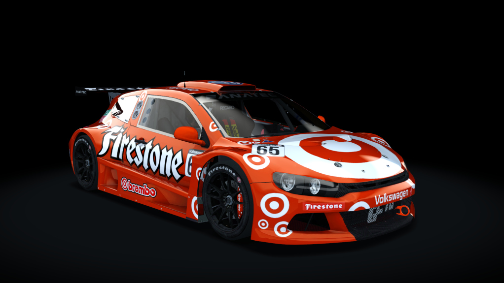 Volkswagen Scirocco Silhouette Vortex GC10, skin 65 Firestone Target