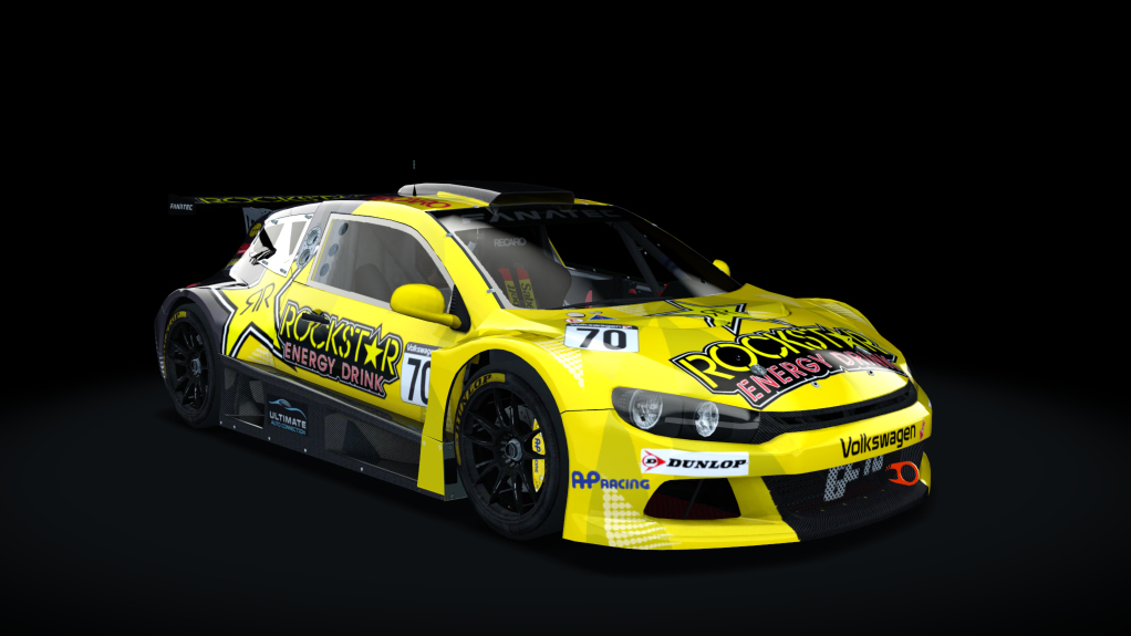 Volkswagen Scirocco Silhouette Vortex GC10, skin 70 Rockstar