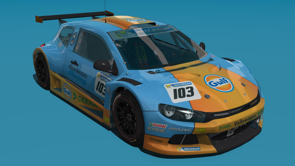 Volkswagen Scirocco Silhouette Vortex GC10, skin MR_103_GULF