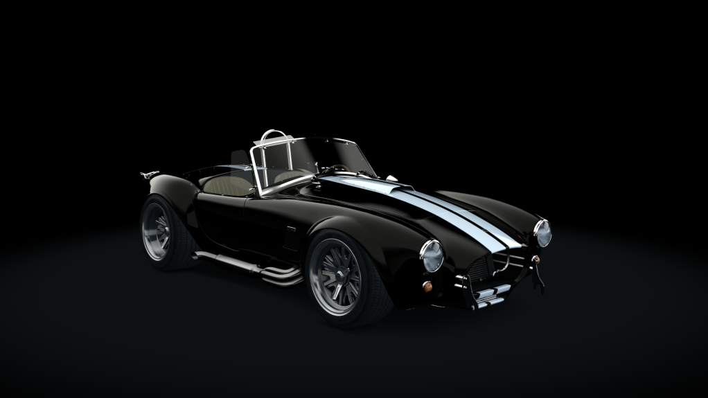 Shelby Cobra 427 Roush Fierce, skin Black_White