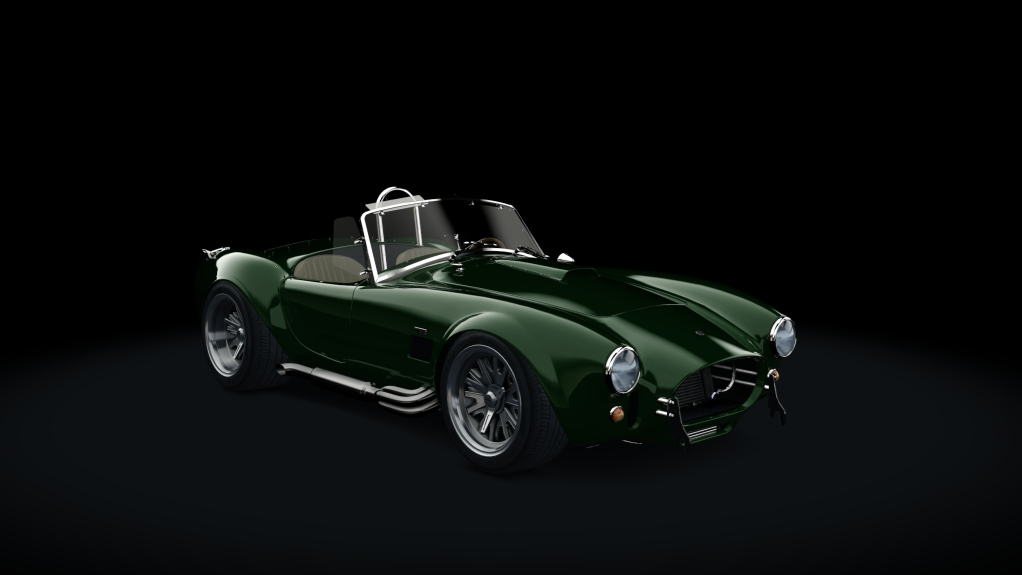 Shelby Cobra 427 Roush Fierce, skin Green_British