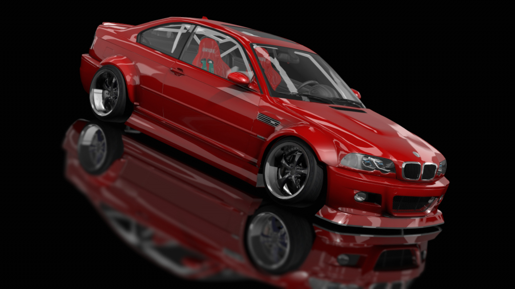 SlideBoizz BMW E46 v1.1, skin Red