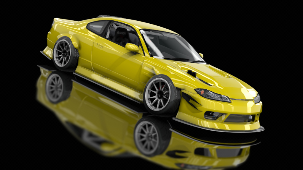 SlideBoizz Nissan S15 v1.1, skin Yellow