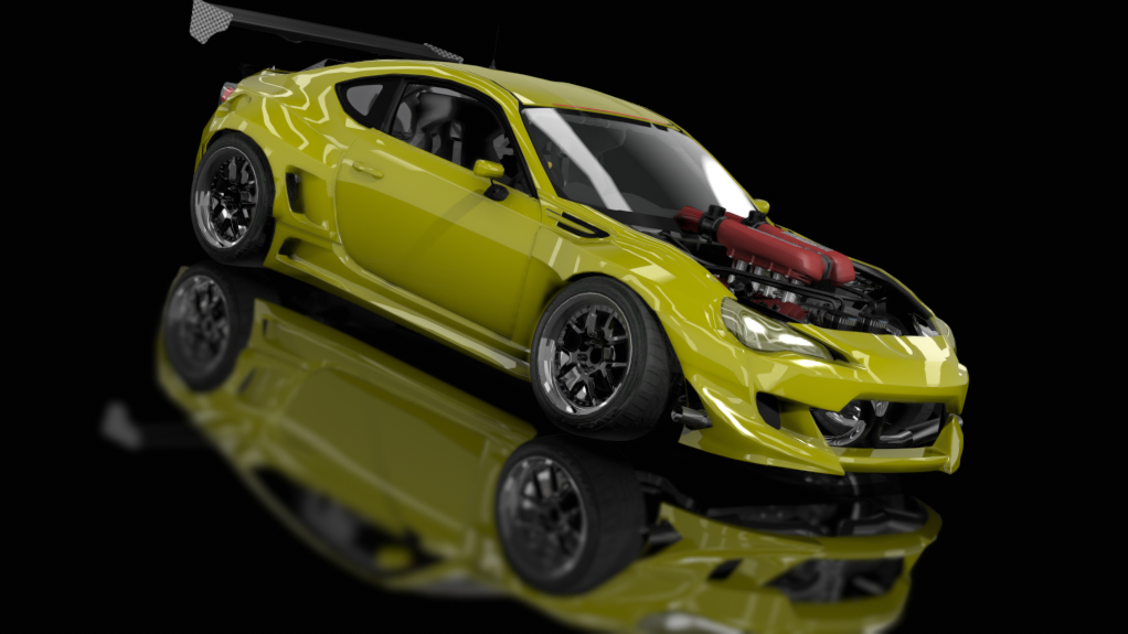 SlideBoizz Toyota GT4586 v1.1, skin yellow