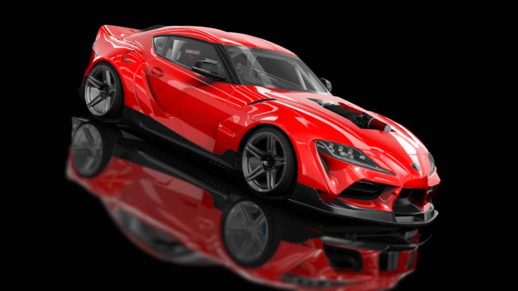 SlideBoizz Toyota Supra v1.1, skin red