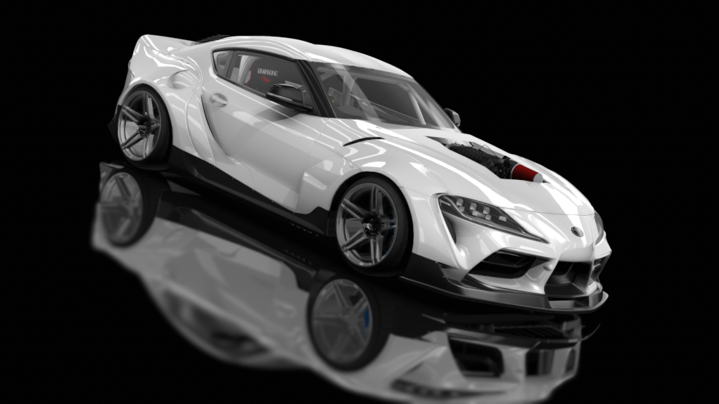 SlideBoizz Toyota Supra v1.1, skin white