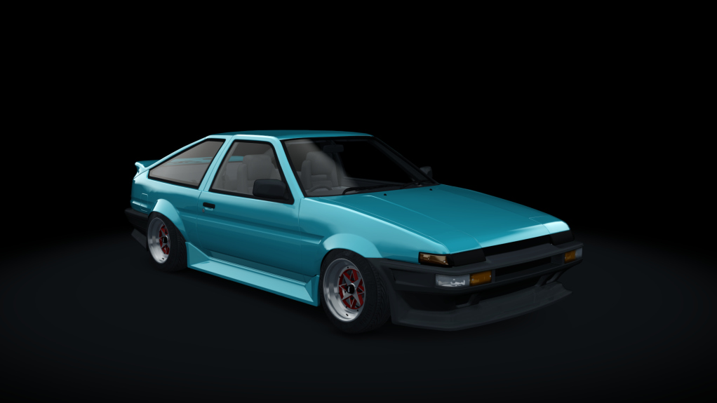 Toyota AE86 WDT (T2Z), skin blue