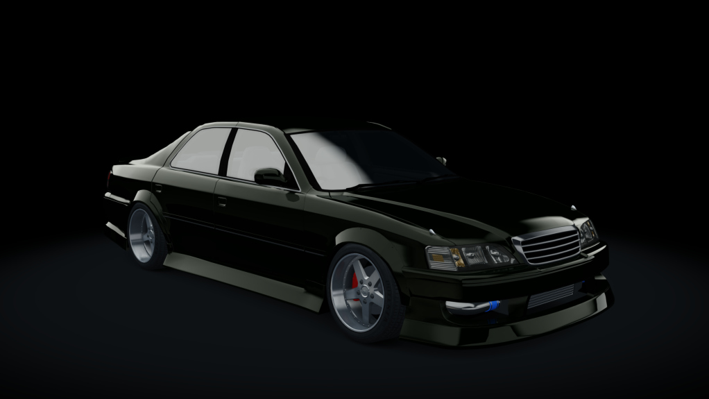 Toyota Cresta JZX100 (T2Z), skin 6n9_dark_green