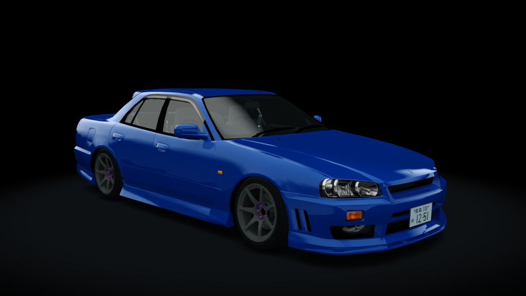 Nissan Skyline HR34 WDT (T2Z), skin 00_bayside_blue