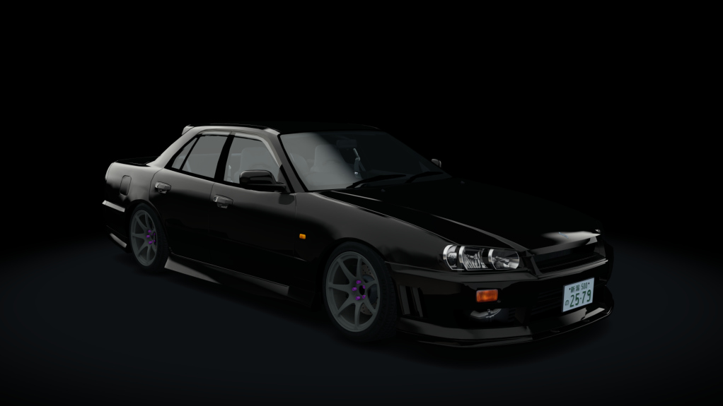 Nissan Skyline HR34 WDT (T2Z), skin 03_black_pearl