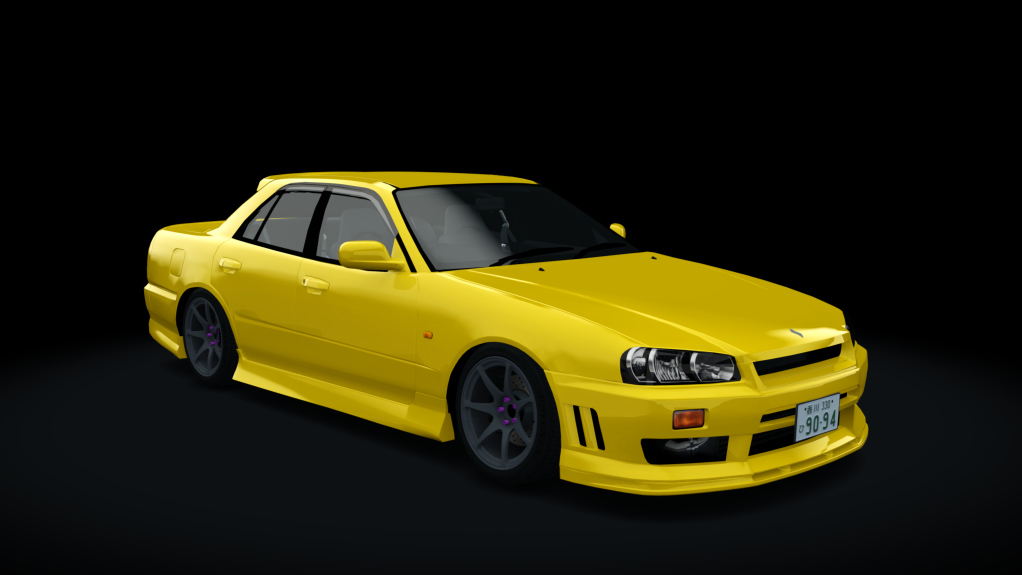 Nissan Skyline HR34 WDT (T2Z), skin 04_lightning_yellow