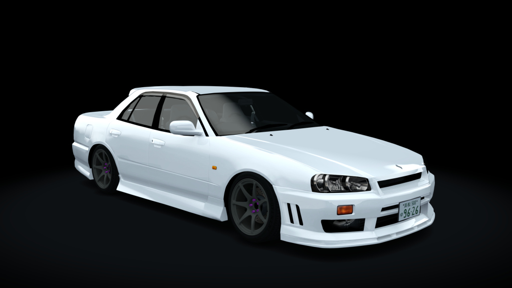 Nissan Skyline HR34 WDT (T2Z), skin 05_pearl_white