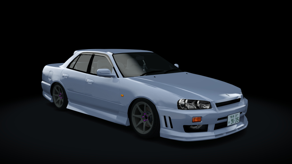 Nissan Skyline HR34 WDT (T2Z), skin 06_sonic_silver