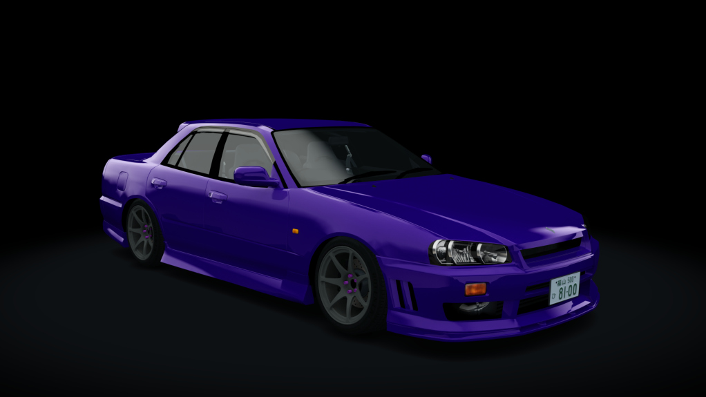 Nissan Skyline HR34 WDT (T2Z), skin 07_midnight_purple_ii